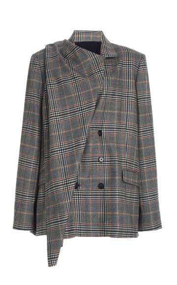 Moda Operandi Roland Mouret Firth Double-breasted Wool-blend Blazer