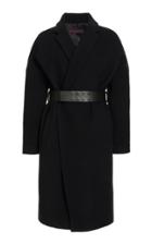 Moda Operandi Martin Grant Belted Wool-blend Wrap Coat