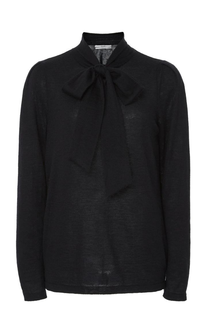 Co Tie Collar Cashmere Sweater