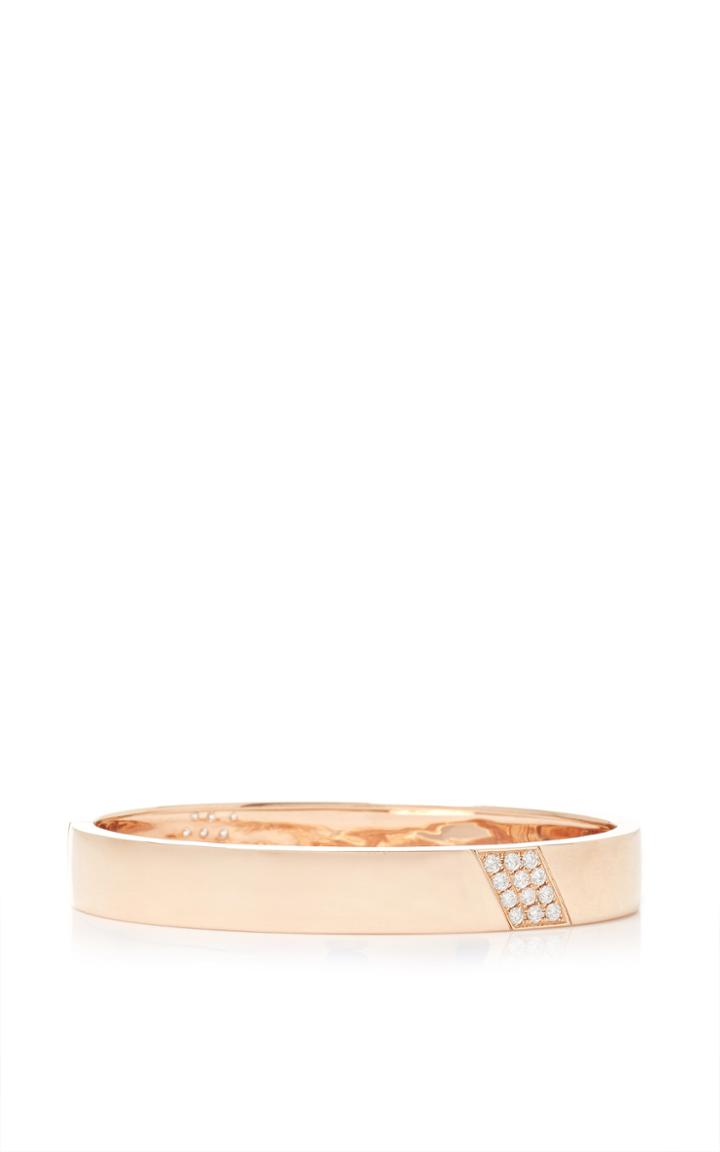 Anita Ko Three Row Diamond Diagonal Bangle
