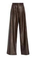 Nili Lotan Nico Leather Wide-leg Pant