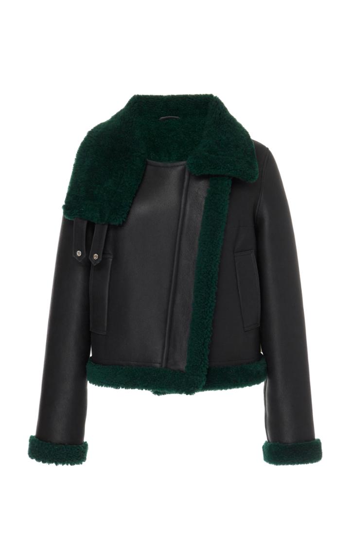 Pologeorgis The Eden Shearling Aviator Jacket