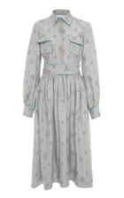 Moda Operandi Luisa Beccaria Printed A-line Dress