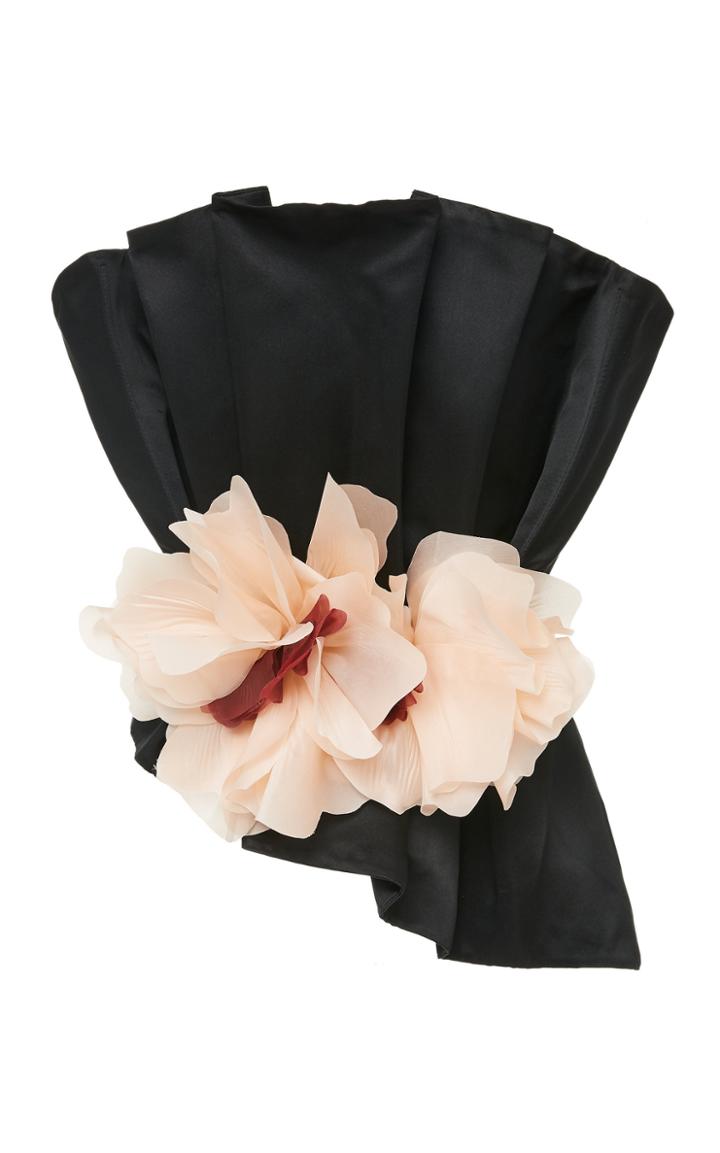 Johanna Ortiz Exclusive Silent Night Belted Silk Top