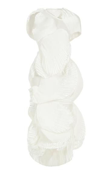 Moda Operandi Caroline Hu Uncertain Satin Midi Dress