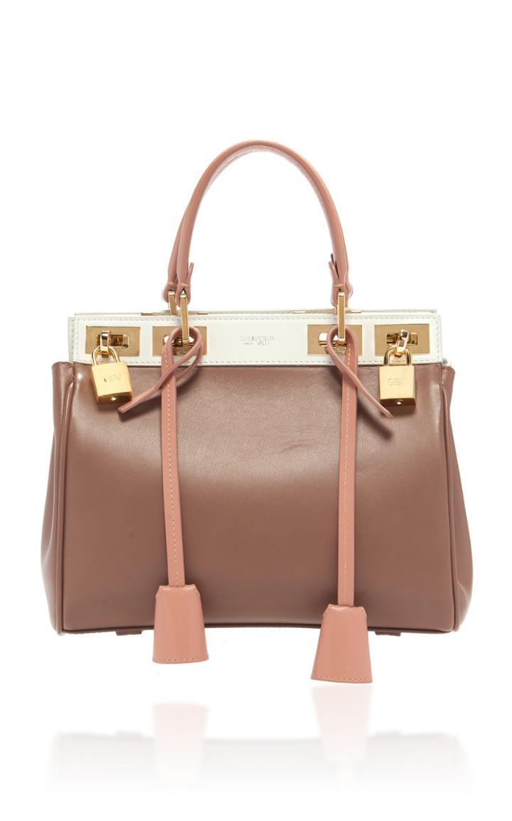 Giambattista Valli Flore Small Tricolor Leather Bag
