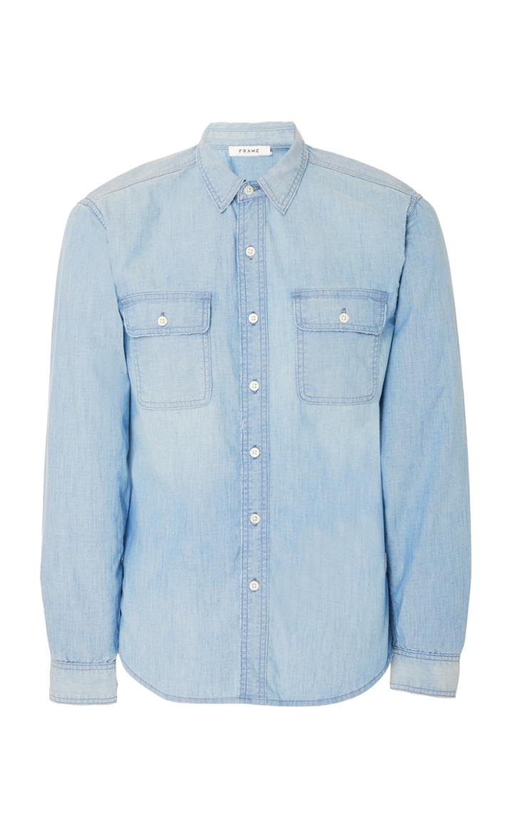 Frame Denim Faded Chambray Shirt
