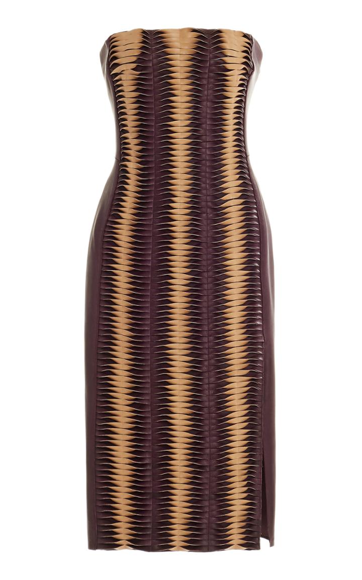 Moda Operandi Akris Leather Corsage Dress