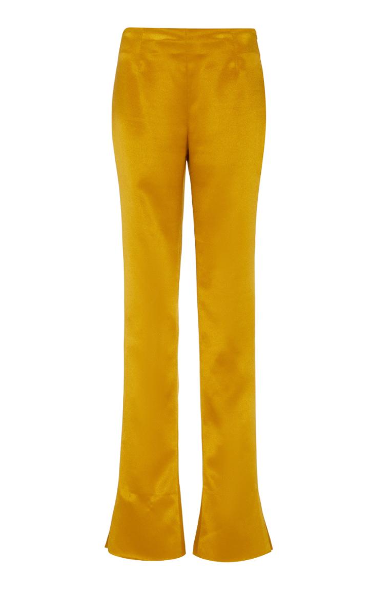 Galvan Satin Flare-leg Pants