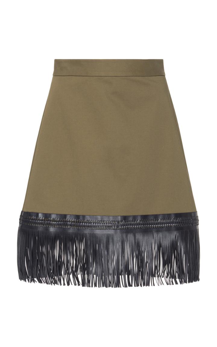 Alexis Charlayne Fringe Mini Skirt