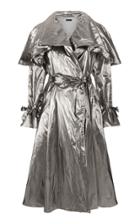 Malene Oddershede Bach Suspine Metallic Trench Coat