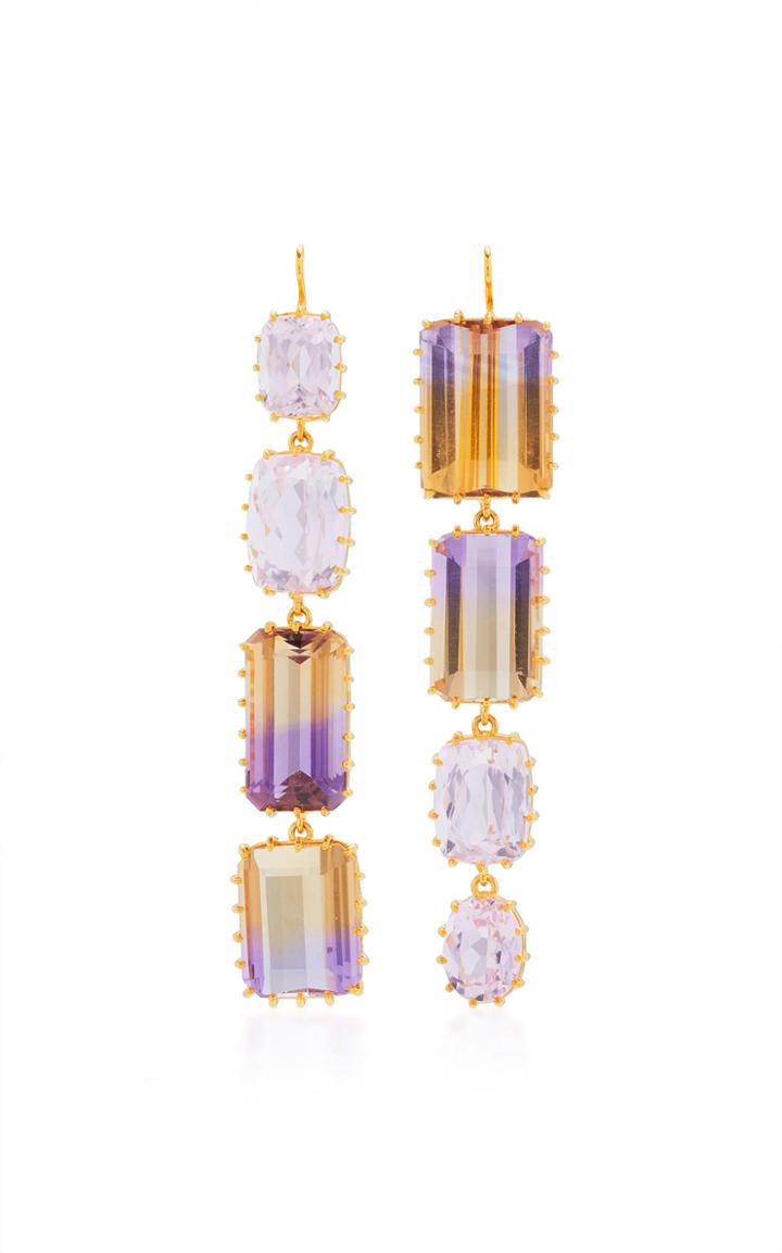 Renee Lewis Antique Ametrine Earrings
