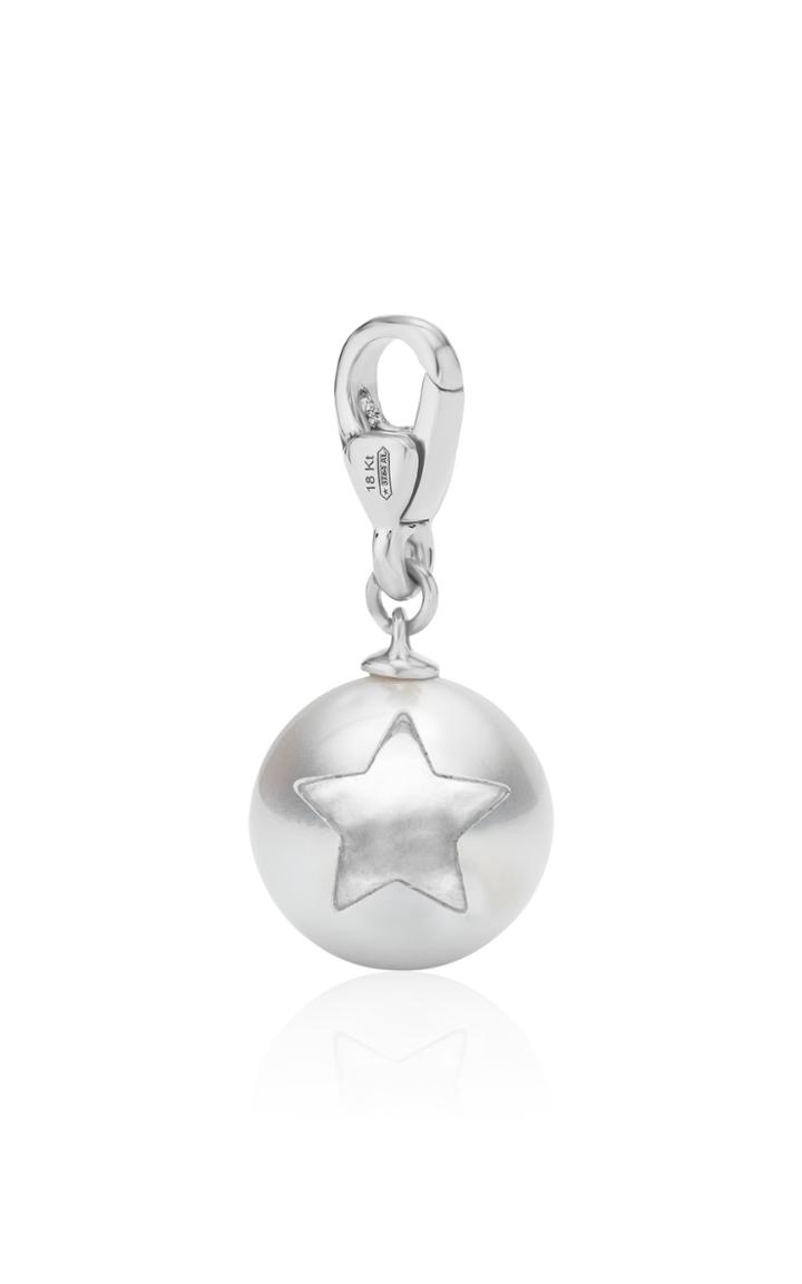 Moda Operandi W.rosado 18k White Gold Pearl Id Star Charm