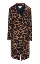 Bottega Veneta Leopard-print Mohair Coat