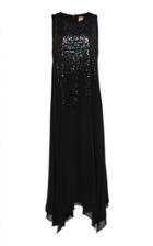 Pascal Millet Silk Crepe Sleeveless Dress