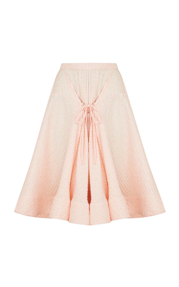 Razan Alazzouni Front Tie Swing Skirt
