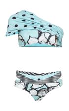 Silvia Tcherassi Betsey Draped One Shoulder Bikini Top