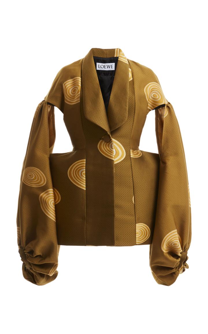 Moda Operandi Loewe Jacquard Cutout Blazer