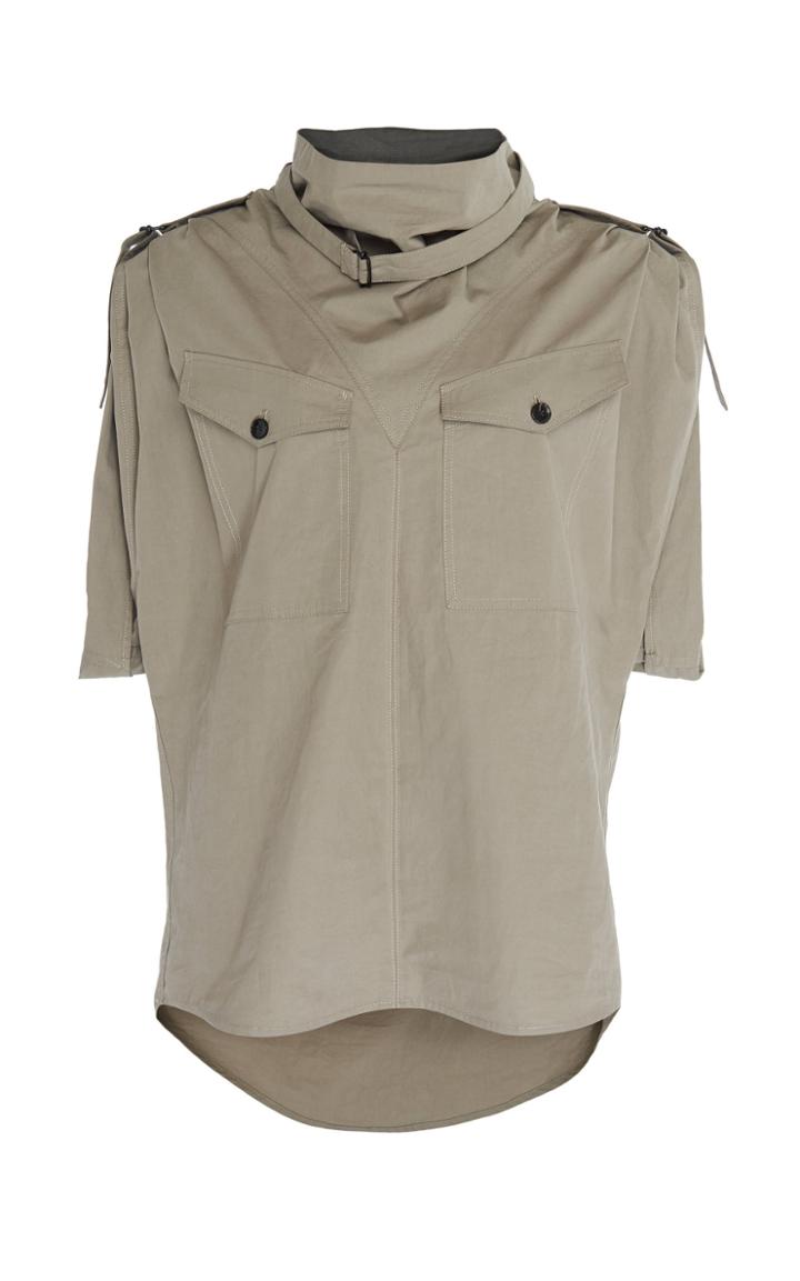 Isabel Marant Parlamea High-necked Cotton Top Size: 34