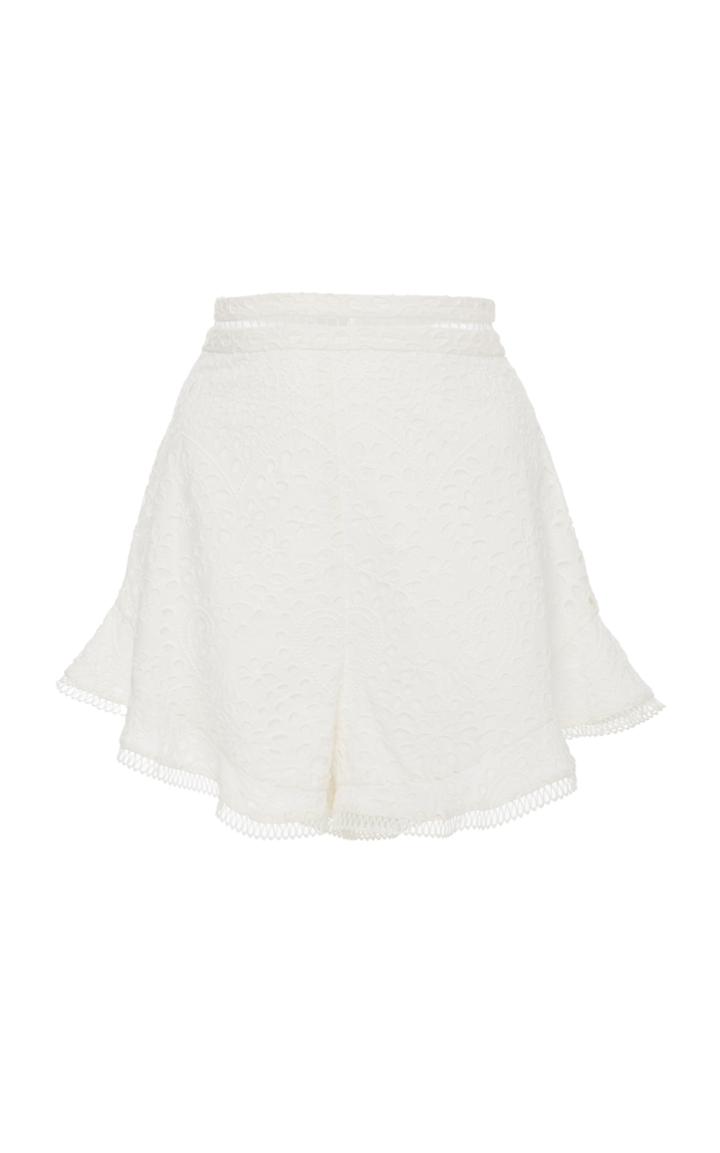 Zimmermann Lovelorn Flutter Ruffle Short