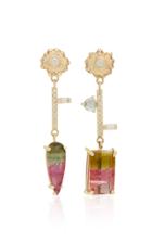 Moda Operandi Scosha 14k Gold And Multi-stone Earrings