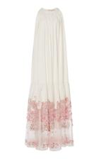 Moda Operandi Rahul Mishra Mehraab Bougainvillea Floral-embroidered Trapeze Dress S