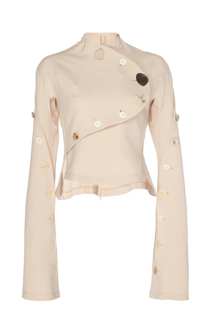 A.w.a.k.e. Fitted Button Top