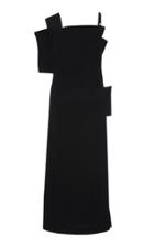 Jil Sander Geri One-shoulder Satin Dress