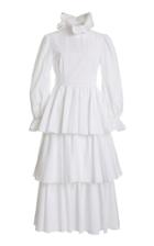 Moda Operandi Brock Collection Rosephine Cotton Tiered Dress
