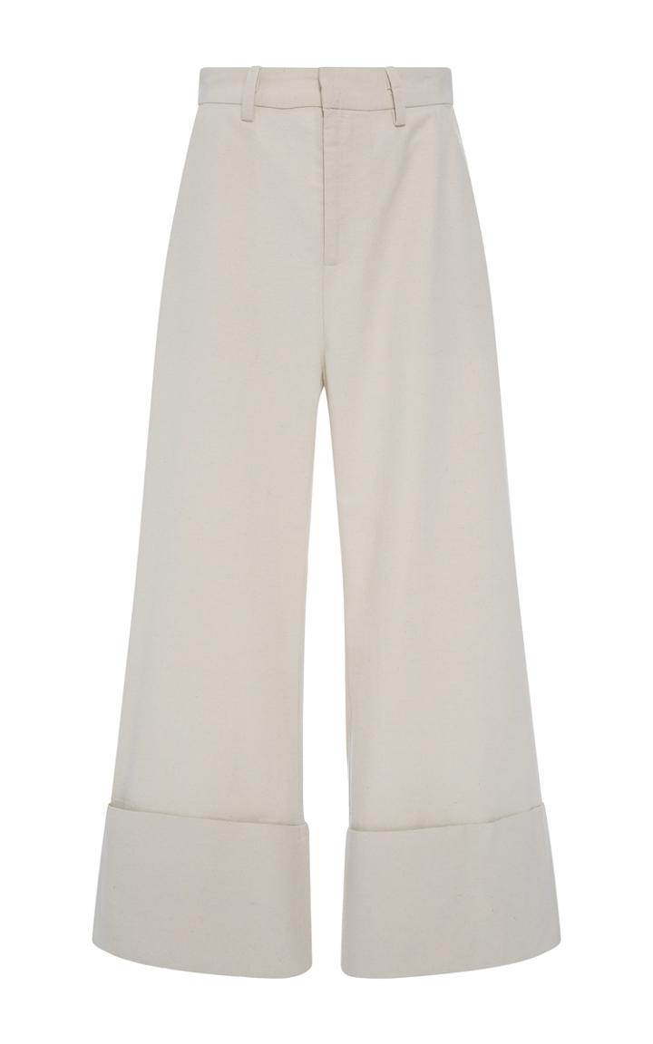 Sea Cropped Cuff Pants
