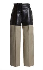 Moda Operandi Peter Do Two-tone Leather-cady Pants