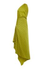 Moda Operandi Attico One-shoulder Handkerchief Hem Dress
