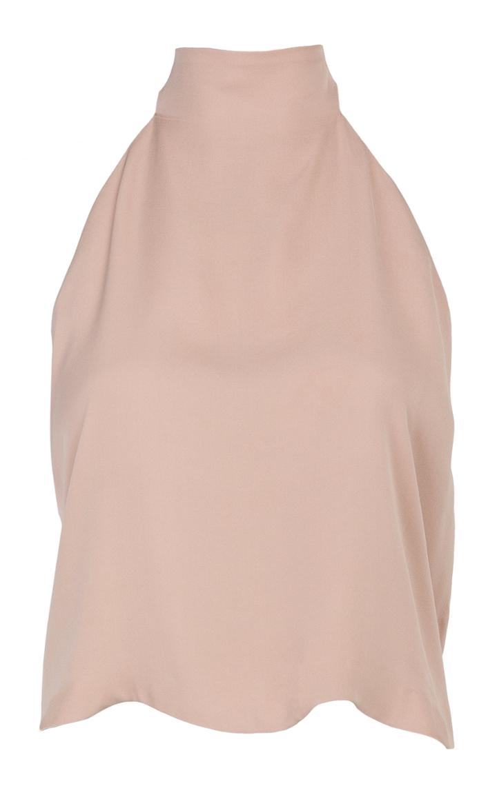 Bthaina Halter Top With Ruffled Glitter Tulle Skirt