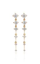 Fernando Jorge Sequence Short Diamond 18k Yellow Gold Earrings