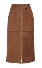 Yves Salomon Paris Suede Leather Skirt