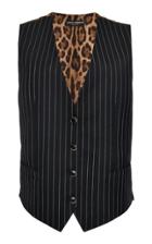 Moda Operandi Dolce & Gabbana Pinstriped Cady Vest