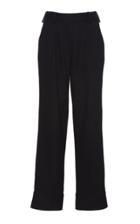 Christopher Esber Icon Beaded Cuff Wool-blend Pants