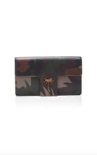 Tomas Maier Camo Palm Clutch