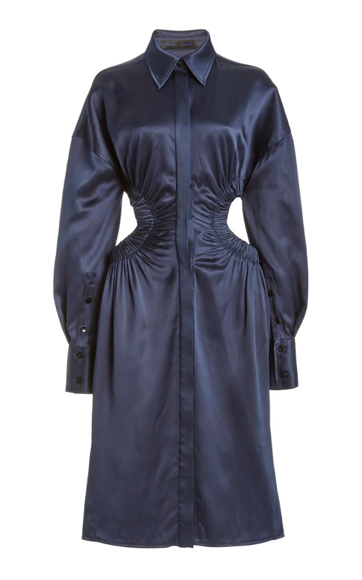 Moda Operandi Proenza Schouler Satin Shirt Dress