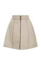 Acler Mackenzie Zip Mini Skirt
