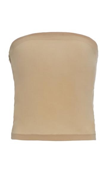 Anemos The Ritts Cupro-blend Strapless Top