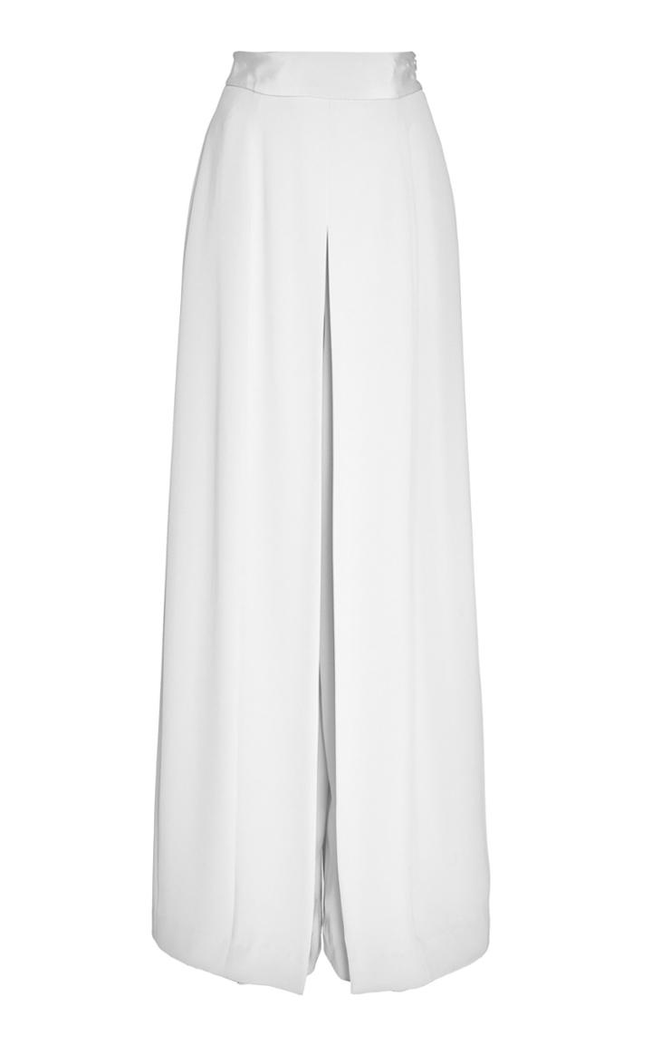 Adam Lippes Satin Maxi Skort