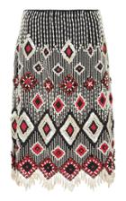 Tory Burch Kaya Beaded Skirt