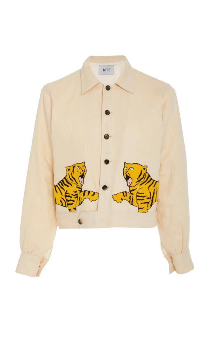 Bode Tiger Rugby Cropped Jacket