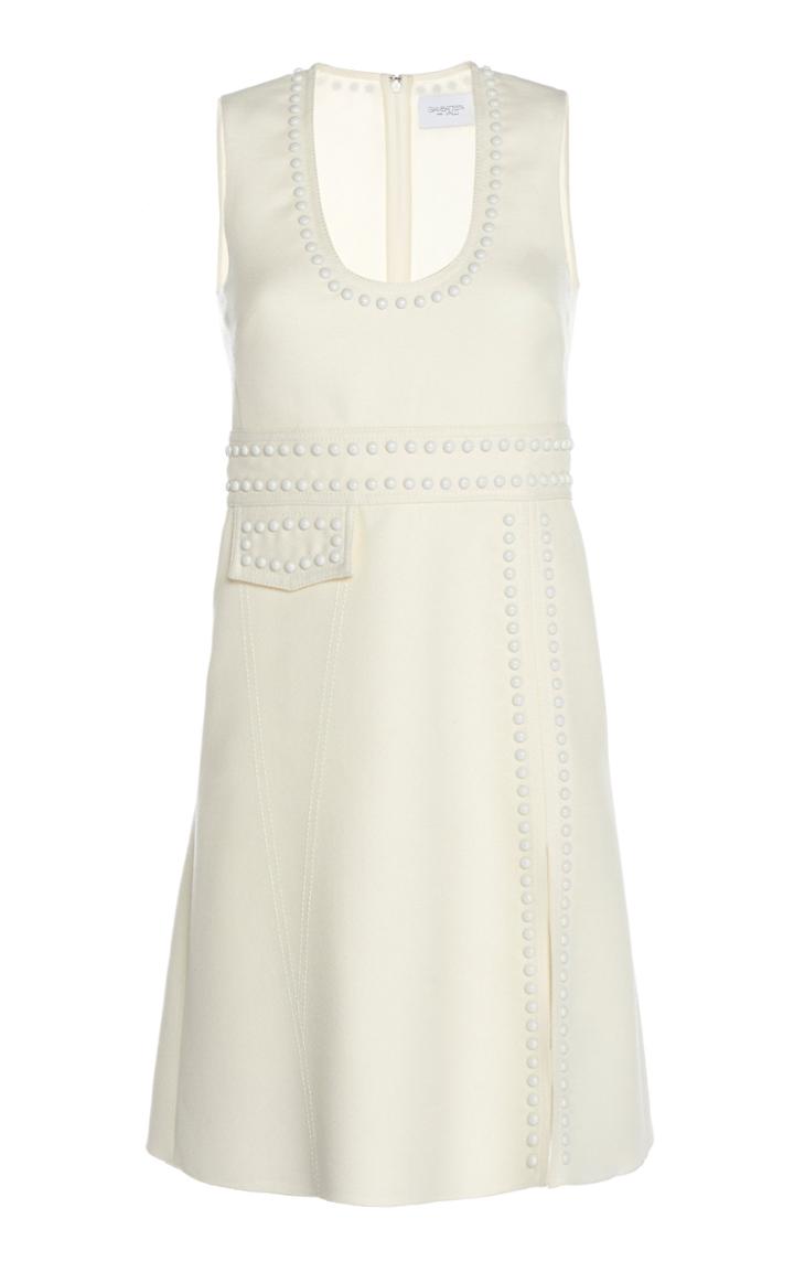 Giambattista Valli Stud-embellished Wool Dress