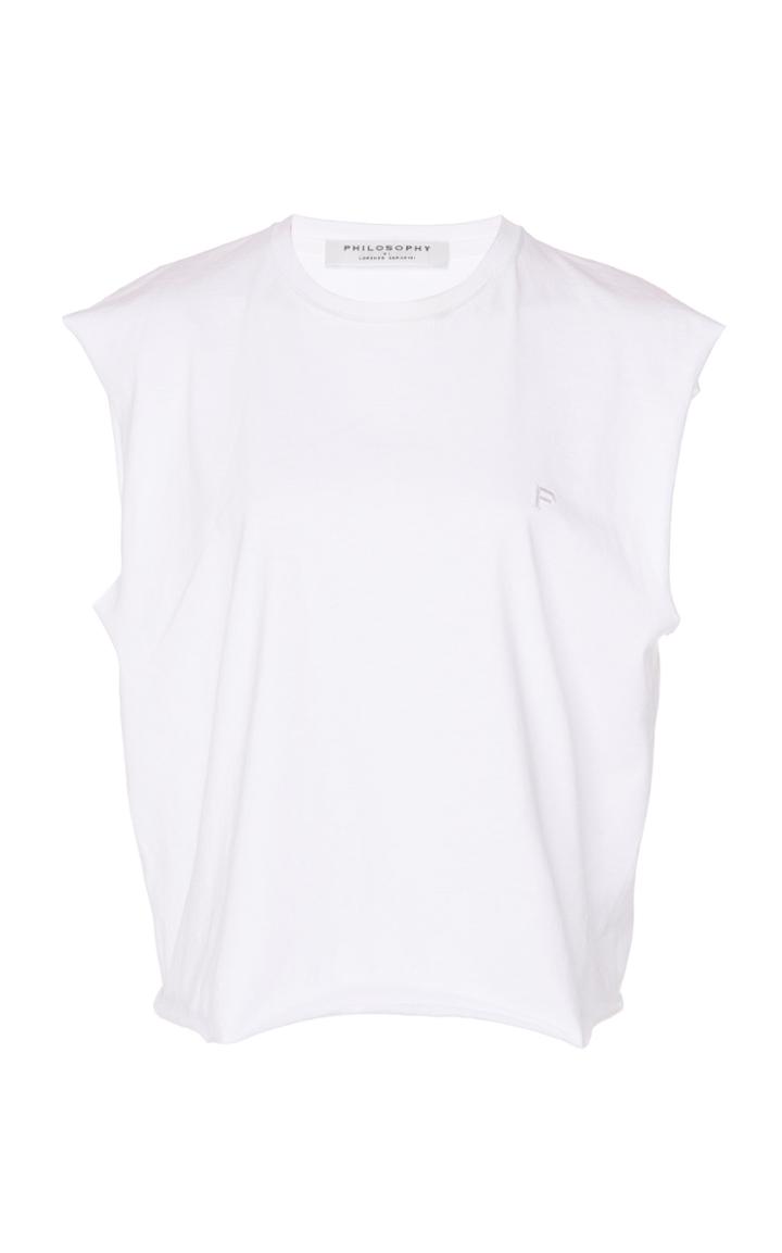 Philosophy Di Lorenzo Serafini Sleeveless Cotton Top