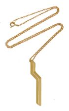 Ralph Masri 18k Gold Z Necklace
