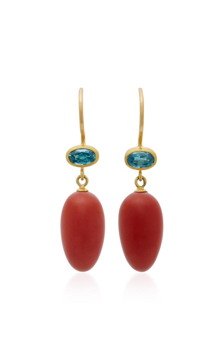 Mallary Marks Apple & Eve Zircon Earrings