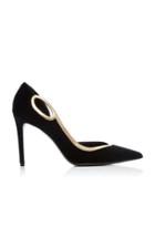 Balmain Miley Cut-out Leather Pumps
