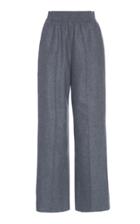 Moda Operandi Agnona Elastic Waist Wool-blend Tailored Pants